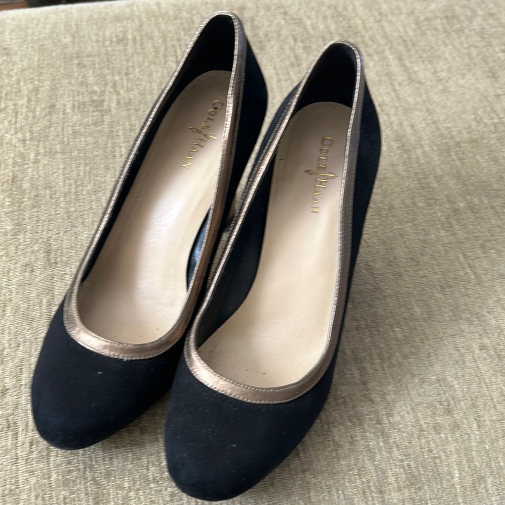 Cole Haan suede pumps
